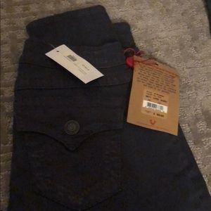 BNWT Authentic True Religion dark gray jeans size 26